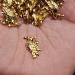Gold Bird Charms